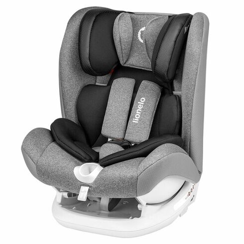 Scaun auto Lionelo Oliver, cu Isofix, 9-36 kg, Stone, Culoare: Gri/Negru, Grupa: 9-36kg (9 luni - 12 ani)