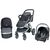 Carucior 3 in 1 Veneto gri Kidscare, Culoare: Gri  - ExclusivMAG.ro Carucior 3 in 1 Veneto gri Kidscare, Culoare: Gri