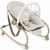 Balansoar cu vibratii Jane Evolution Glitter, Culoare: Crem