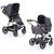 Carucior Turbo 4 T Asphalt Diamond Abc Design, Culoare: Gri  - ExclusivMAG.ro Carucior Turbo 4 T Asphalt Diamond Abc Design, Culoare: Gri