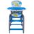 Scaun de masa multifunctional albastru Kidscare, Culoare: Albastru