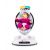 Fotoliu Balansoar Bebelusi 4MOMS MamaRoo 4.0 Plush Silver, Culoare: Gri deschis