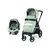 Carucior 2 in 1 Peg Perego, Book 51 S Titania, Luxe Pure, 0 - 22 kg, Culoare: Gri deschis