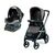 Carucior 2 in 1 Peg Perego, Book 51 S Titania i-Size (baza i-size inclusa), Class Grey, 0 - 22 kg, Culoare: Gri