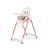 Scaun de masa Prima Pappa Zero, Peg Perego, Follow Me Mon Amour, Culoare: Roz