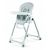 Scaun de masa Prima Pappa Zero, Peg Perego, Follow me LinearGrey, Culoare: Gri deschis