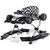 Premergator Chipolino Racer 4 in 1 black white, Culoare: Alb/Negru  - ExclusivMAG.ro Premergator Chipolino Racer 4 in 1 black white, Culoare: Alb/Negru