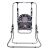 Leagan pentru copii, Top Kids, pentru interior si exterior, Grey Romb, Culoare: Gri
