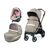Carucior 3 in 1 Peg Perego Book, Primoviaggio SL,  0 - 22 kg, Mon Amour, Bej / Roz, Culoare: Roz