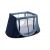 Patut Pliant Pop Up Blue Whale Aeromoov, Culoare: Albastru, Dimensiuni: 120x60