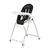 Scaun de masa Prima Pappa Zero, Peg Perego, Follow me Licorice, Culoare: Alb/Negru  - ExclusivMAG.ro Scaun de masa Prima Pappa Zero, Peg Perego, Follow me Licorice, Culoare: Alb/Negru
