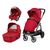 Carucior 3 in 1 Peg Perego Veloce, Lounge,  0 - 22 kg, Red Shine, Rosu, Culoare: Rosu