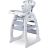 Scaun de masa transformabil Caretero HOMEE 2 in 1 Grey, Culoare: Gri