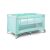 Patut pliant cu etaj intermediar Caretero BASIC PLUS Mint, Culoare: Turquoise, Dimensiuni: 120x60