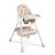 Scaun de masa transformabil Caretero BILL Roz, Culoare: Roz