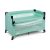 Patut pliabil cu etaj suplimentar si laterala reglabila Caretero ESTI Menta, Culoare: Turquoise, Dimensiuni: 120x60