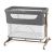 Co-sleeper Momi, Smart Bed 4 in 1 - Grey, Culoare: Gri