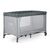Patut pliabil, 60x120 cm, Momi, Belove, Grey, Culoare: Gri, Dimensiuni: 120x60