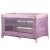 Patut pliabil Chipolino Ariel lilac, Culoare: Mov, Dimensiuni: 120x60