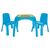 Set Masuta cu 2 scaune pentru copii Pilsan King Table blue, Culoare: Blue