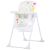 Scaun de masa Chipolino Maxi platinum, Culoare: Alb/Gri