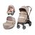Carucior 3 in 1 Peg Perego Book, SLK, 0 - 22 kg, Mon Amour, Bej / Roz, Culoare: Crem  - ExclusivMAG.ro Carucior 3 in 1 Peg Perego Book, SLK, 0 - 22 kg, Mon Amour, Bej / Roz, Culoare: Crem