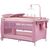Patut pliabil Chipolino Bella rose water, Culoare: Roz, Dimensiuni: 120x60