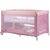 Patut pliabil Chipolino Ariel rose water, Culoare: Roz, Dimensiuni: 120x60