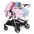 Carucior gemeni Chipolino Duo Smart 2 in 1 rose water sky, Culoare: Albastru/Roz