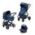 Carucior Panther transformabil 3 in 1 Blau Melange Fillikid, Culoare: Albastru  - ExclusivMAG.ro Carucior Panther transformabil 3 in 1 Blau Melange Fillikid, Culoare: Albastru