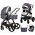 Carucior Chipolino Havana 3 in 1 silver grey, Culoare: Gri, Model: 3 in 1