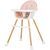 Scaun de masa Chipolino Rio 2 in 1 rose water, Culoare: Roz