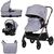 Carucior Chipolino Infinity 3 in 1 granite, Culoare: Gri deschis, Model: 3 in 1