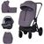 Carucior Chipolino Encanto 3 in 1 cloud, Culoare: Mov, Model: 3 in 1