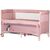 Patut pliabil Chipolino Relax pink marshmallow cu laterala culisanta, Culoare: Roz, Dimensiuni: 120x60
