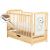 BabyNeeds - Patut din lemn Timmi 120x60 cm, cu sertar, Natur + Saltea 10 cm, Culoare: Natur, Dimensiuni: 120x60