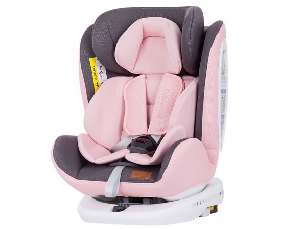 Scaun auto Isofix Chipolino Tourneo 0-36 kg baby pink, Culoare: Roz, Grupa: 0-36kg (0 luni - 12 ani)