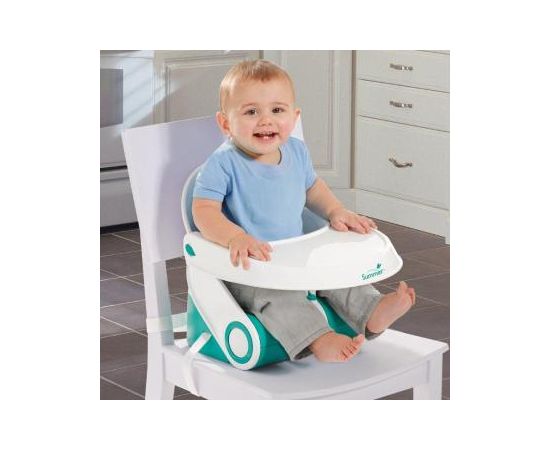 Summer Infant – Booster Sit ’n Style Alb/Turquoise,poza 2