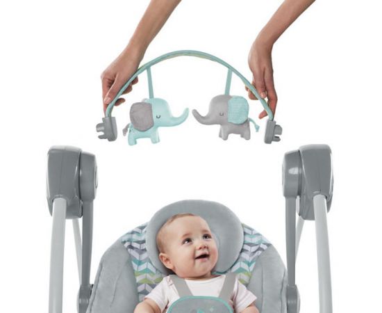 Ingenuity - Leagan portabil Comfort 2 Go Jungle Journey,poza 7