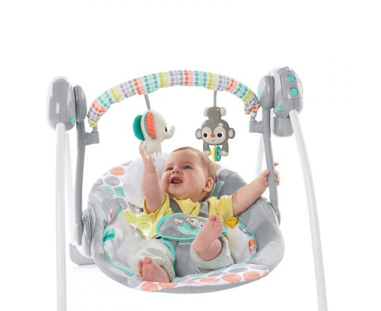 Bright Starts – Leagan portabil Whimsical Wild™,poza 4