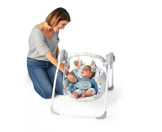 Bright Starts – Leagan portabil Whimsical Wild™,poza 12