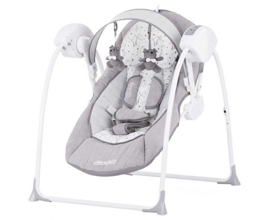 Leagan electric Chipolino Lullaby Grey, Culoare: Gri