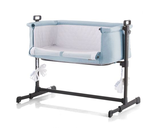Patut Co-Sleeper Chipolino Close To Me Blue, Culoare: Albastru,poza 2
