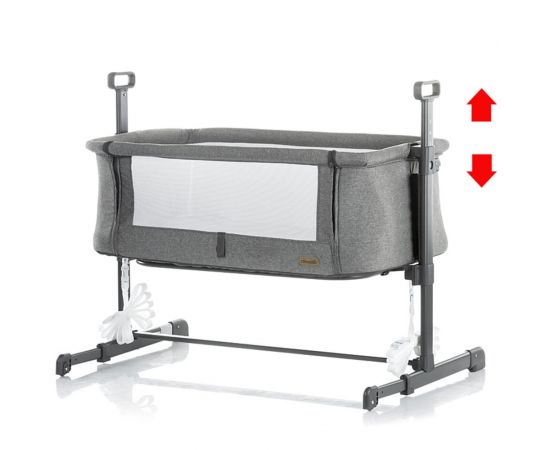 Patut Co-Sleeper Chipolino Close To Me Blue, Culoare: Albastru,poza 3
