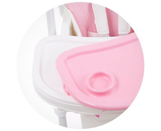 Scaun de masa Chipolino Gelato rose pink, Culoare: Roz,poza 6
