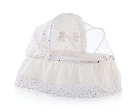 Patut si leagan electric Chipolino Rock-a-bye ivory, Culoare: Crem,poza 3
