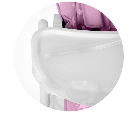 Scaun de masa Chipolino Bandi Pink, Culoare: Roz,poza 5