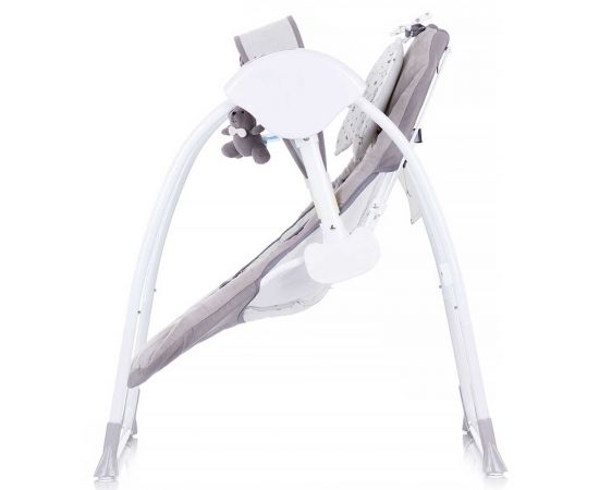 Leagan electric Chipolino Lullaby Grey, Culoare: Gri,poza 2