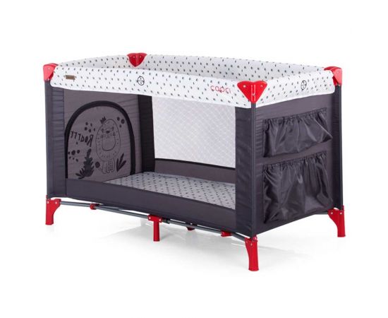 Patut pliabil Chipolino Capri Red, Culoare: Rosu,poza 2