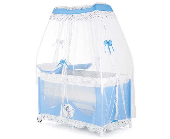 Patut pliabil Chipolino Sahara pilot, Culoare: Albastru,poza 2